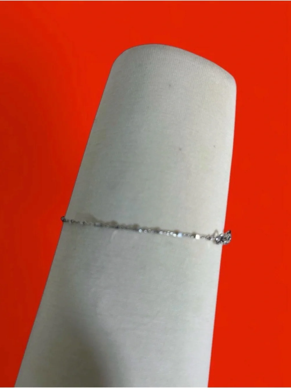 Sterling Silver Heart Charm Bracelet Anklet 8.5 Inch 22cm